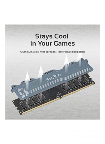 2-Piece Gaming RAM Desktop Memory Module 32GB Grey
