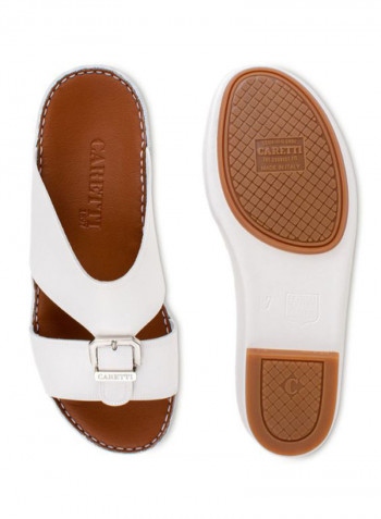 Florida Arabic Sandals White