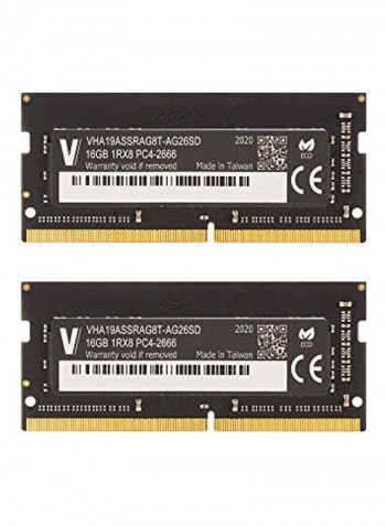 2-Piece Memory Module RAM Upgrade 32GB Multicolour