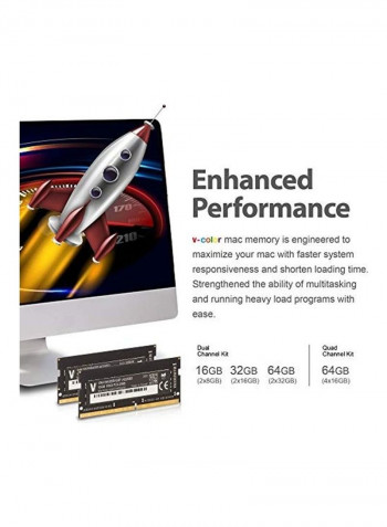2-Piece Memory Module RAM Upgrade 32GB Multicolour