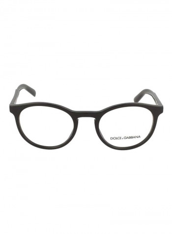 Round Eyeglass Frame - Lens Size: 52 mm للنساء