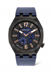 Men's Leather Analog Wrist Watch P 16010JSU-03