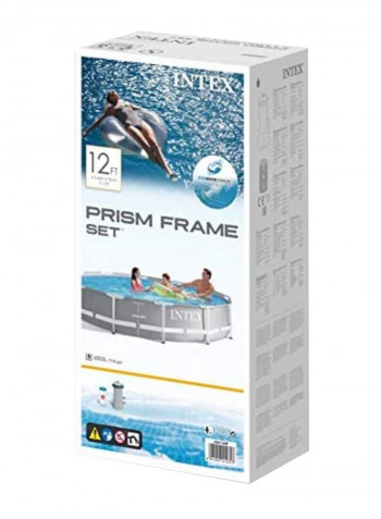 Prism Frame Pool With Pump 305 X 76centimeter