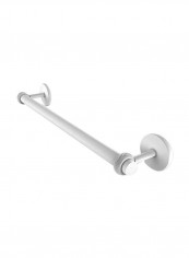 Satellite Orbit Two Collection Twist Detail Towel Bar White 30inch
