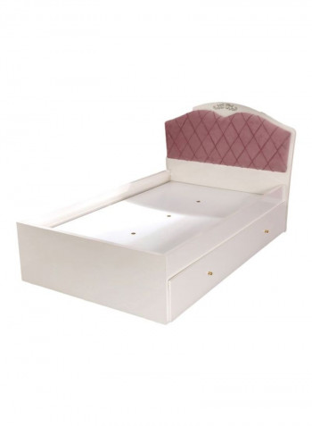 Isabella Twin Bed White/Pink 208x120x143centimeter