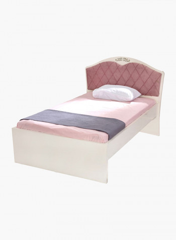 Isabella Twin Bed White/Pink 208x120x143centimeter
