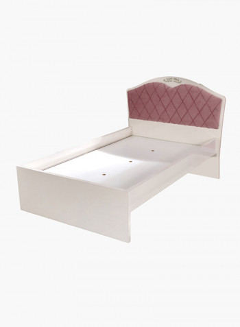 Isabella Twin Bed White/Pink 208x120x143centimeter