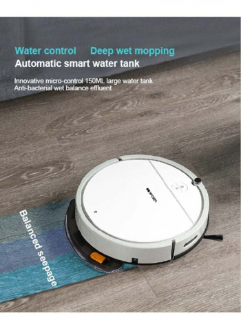 1600PA Navigational Robot Vacuum Cleaner 0.6 l 15 W BL-03WWH White