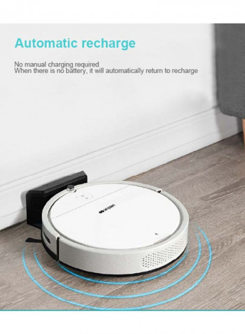 1600PA Navigational Robot Vacuum Cleaner 0.6 l 15 W BL-03WWH White