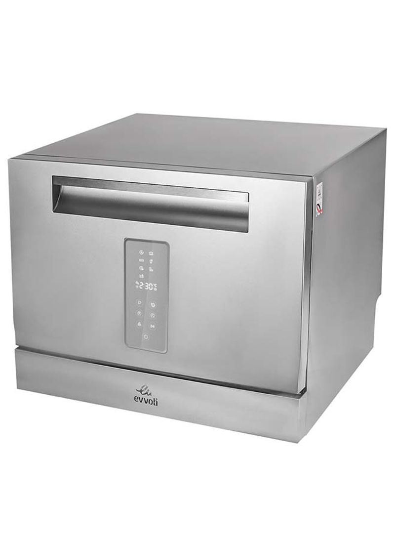 Mini Portable Dishwasher EVDW-6MS Platinum silver