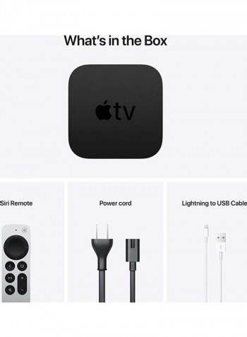 TV 4K 32GB black & silver