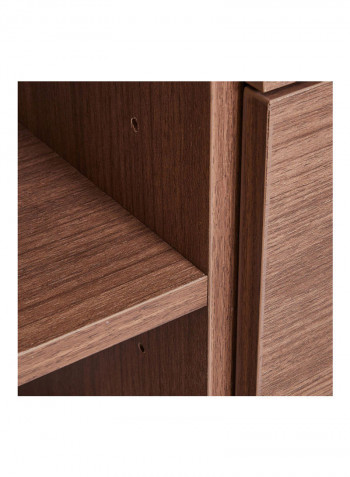 Kayna 3-Drawer Sideboard Brown