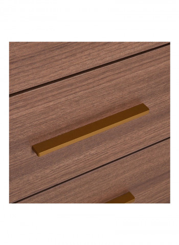 Kayna 3-Drawer Sideboard Brown