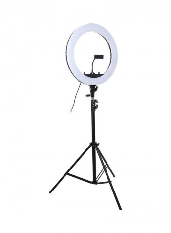 Dimmable Anchor Photography LED Ring Light Black/White