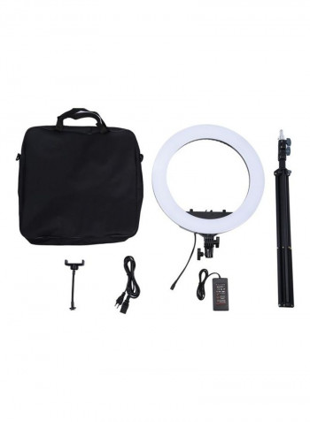 Dimmable Anchor Photography LED Ring Light Black/White
