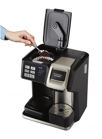 Single Serve And Full Pot Beach Flexbrew Coffee Maker With Accesoories 15998582 Silver/Black