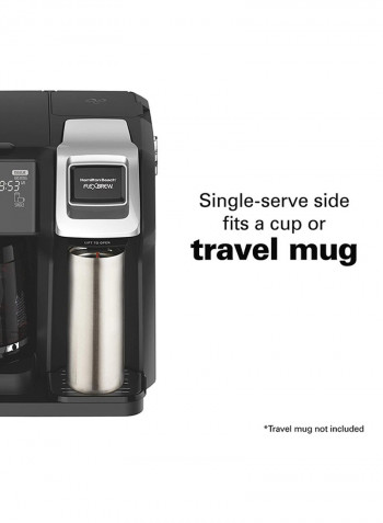 Single Serve And Full Pot Beach Flexbrew Coffee Maker With Accesoories 15998582 Silver/Black