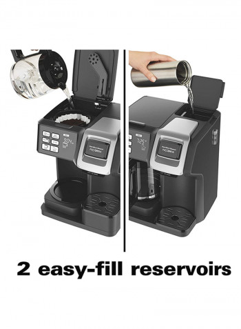 Single Serve And Full Pot Beach Flexbrew Coffee Maker With Accesoories 15998582 Silver/Black