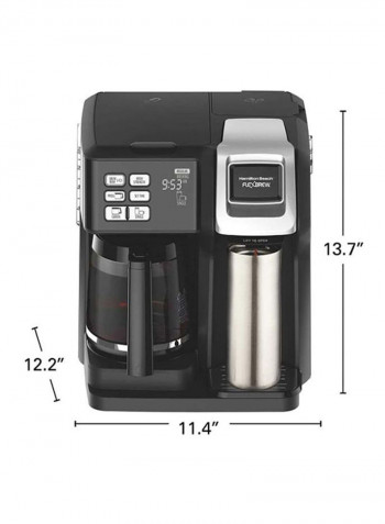 Single Serve And Full Pot Beach Flexbrew Coffee Maker With Accesoories 15998582 Silver/Black