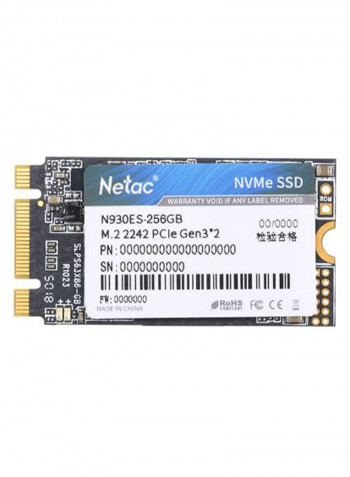 SSD Solid State Internal Hard Drive 256GB Black