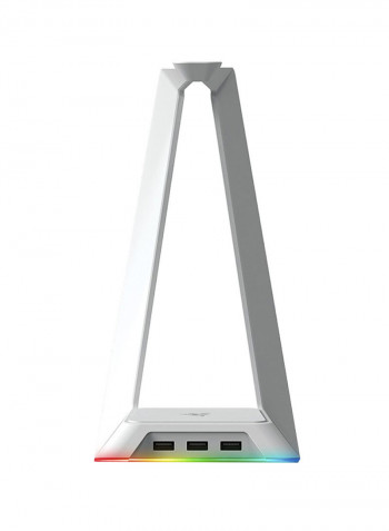 Chroma Enabled Detachable Base Headset Stand Silver