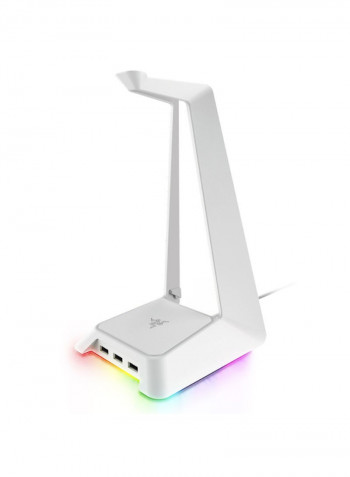 Chroma Enabled Detachable Base Headset Stand Silver