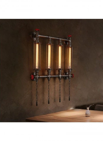 Water Pipe Wall Light Yellow 62x13x85centimeter