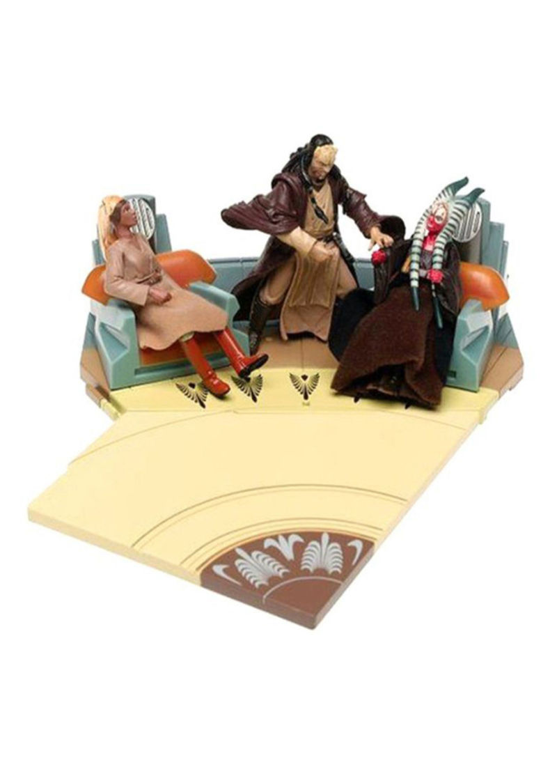 3-Piece Jedi Council Figure Set With Chamber