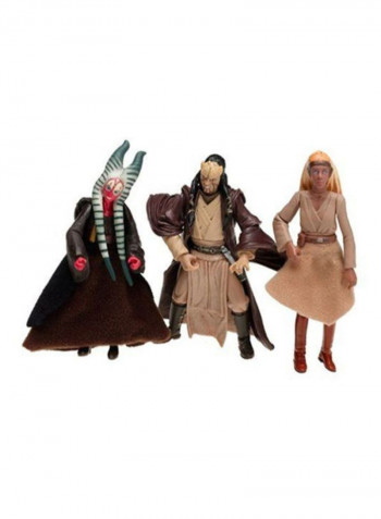 3-Piece Jedi Council Figure Set With Chamber
