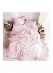 3-Piece Duvet Cover Set Pink Twin