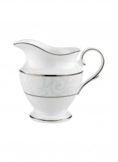 Venetian Lace Creamer White/Gold 4.125inch