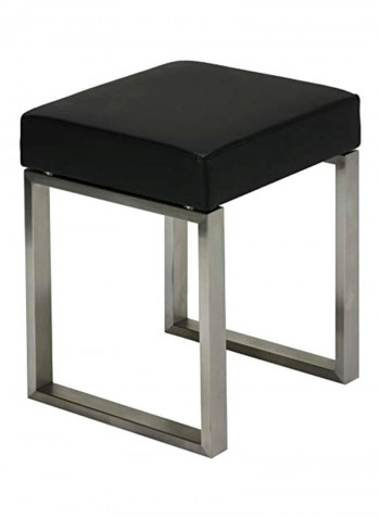 Stainless Steel Stool Black/Silver