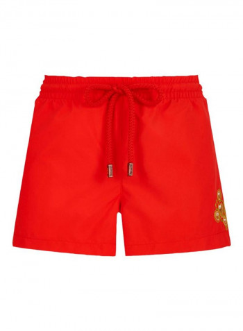 Fiona Crackers Swim Shorts Medicis Red