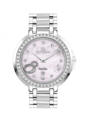 Women's Papillon Stainless Steel Analog Quartz Wrist Watch R4-50111RM3