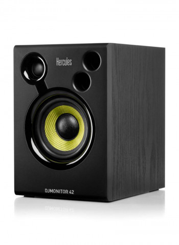 Djmonitor 42 4 Inch Active Multimedia Speakers (Pair) 4780886 Black