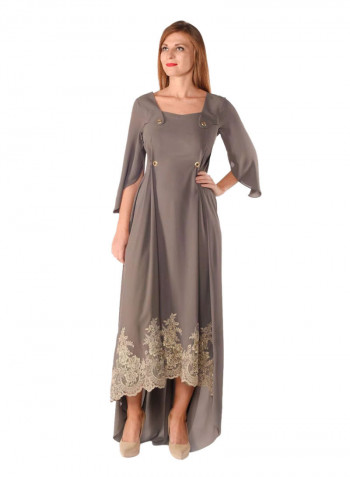 Classic Straight Dress Grey