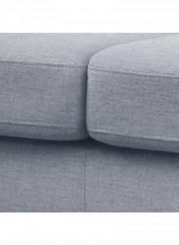 One Seater Cathy Sofa With Scatter Cushion Grey/White