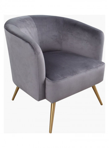 Berkeley Accent Chair Grey 78 x 75cm