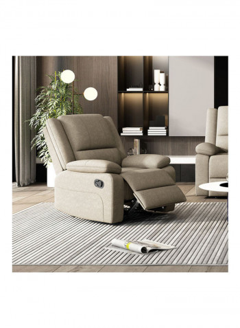 Lancer 1-Seater Recliner Sofa Beige