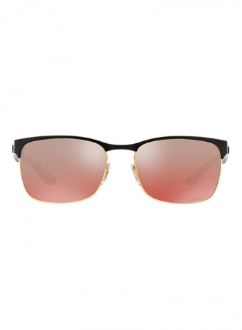 Men's Rectangular Sunglasses - Lens Size: 60 mm