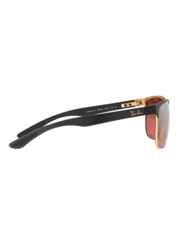Men's Rectangular Sunglasses - Lens Size: 60 mm