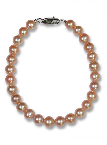 18 Karat Gold Freshwater Pearl Bracelet