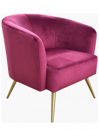 Berkeley Accent Chair Pink 78 x 75cm