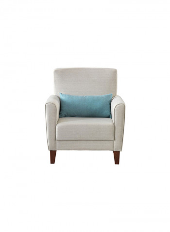 Moonlight One-Seater Sofa With Cushion Grey