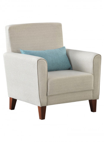 Moonlight One-Seater Sofa With Cushion Grey