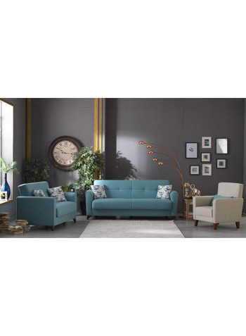 Moonlight One-Seater Sofa With Cushion Grey