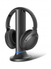 Wireless Bluetooth Over-Ear Headphones With Transmitter Charging Dock Black reviews Wireless Bluetooth Over-Ear Headphones With Transmitter Charging Dock Black