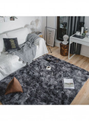 Living Room Floor Rug Grey 190x230centimeter