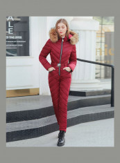 Long Sleeves Hooded Jumpsuit Wine Red reviews Long Sleeves Hooded Jumpsuit Wine Red