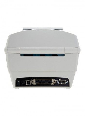 Monochrome Desktop Direct Thermal Transfer Printer 23.9 x 20.1 x 17.3cm White/Blue